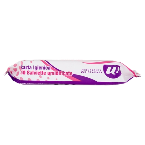 50 Salviette Umidificate Carta Igienica U! Confronta e Risparmia